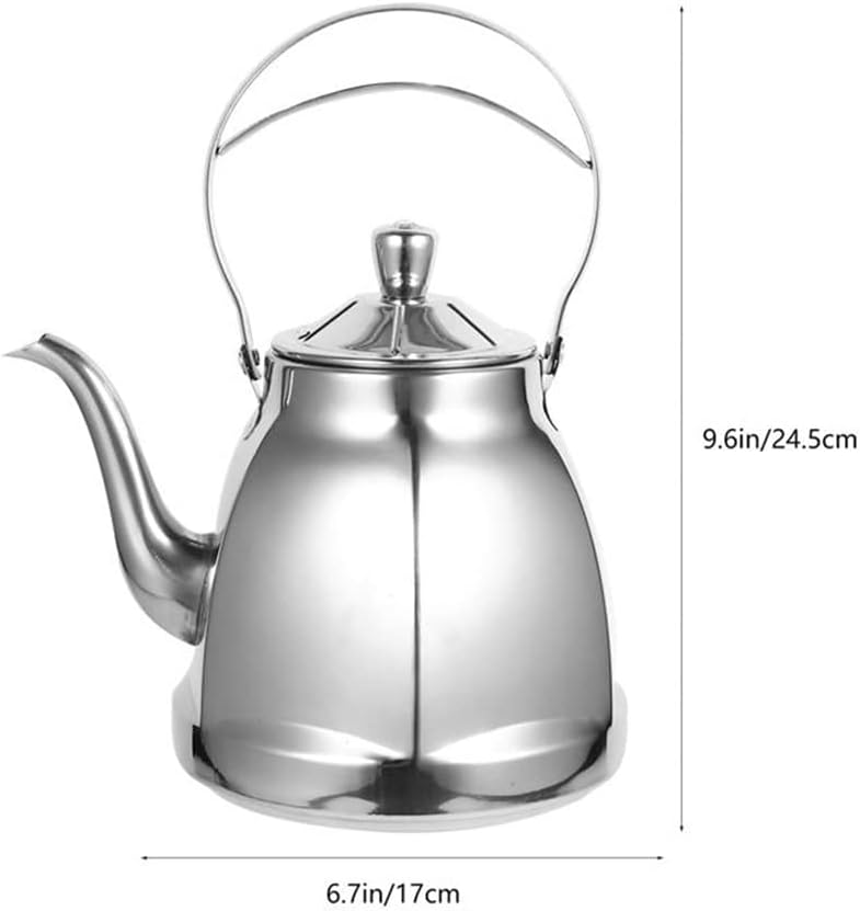 Cooker Kettle Stainless Steel Boiling Teakettle Water Tea Kettle Whistling Tea Kettle 2L