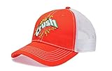 Orange Crush Soda Pop Adult Distressed Vintage 90's Dad Trucker Cap hat Orange/White