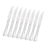 Stanley Rogers Baguette Steak Knife Set 8 Piece – Premium Stainless Steel Steak Knives for Dining and Home Use – Stylish Kitchen Knife Set Ideal for Entertaining and Everyday Meals