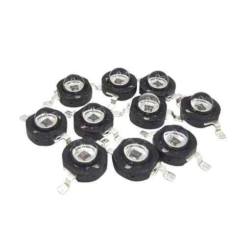 Image of 10pcs High Power 3W Infrared LED Chip 90 Degree IR 940nm 400mA 500mA DC 1.4V-1.6V 3Watt SMD COB DIY