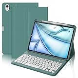 【Modèles Compatibles】cette coque pour iPad avec clavier est parfaitement compatible avec l'iPad Air 11 inch (M2&M3&M4) 2024/2025/2026 (A2902/A2903/A2904/A3267/A3270/A3460/A3463/A3459). Veuillez vérifier le numéro de modèle avant l'achat.