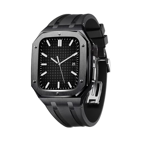 [BELTIES] �A�b�v���E�H�b�`�o���h 44mm 45mm �J�o�[ �x���g SE SE2 SE3 Series 4 5 6 7 8 9 �V���R�� �X�e�����X �H��s�v �o�^�t���C�o�b�N�� ���^���t���[�� �A�b�v�� �x���e�B�[�Y (�u���b�N�o���h×�u���b