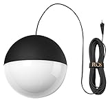 Colore: nero Flos String Light Sphere m12 Lampada, 26 watts, Nero, alluminio