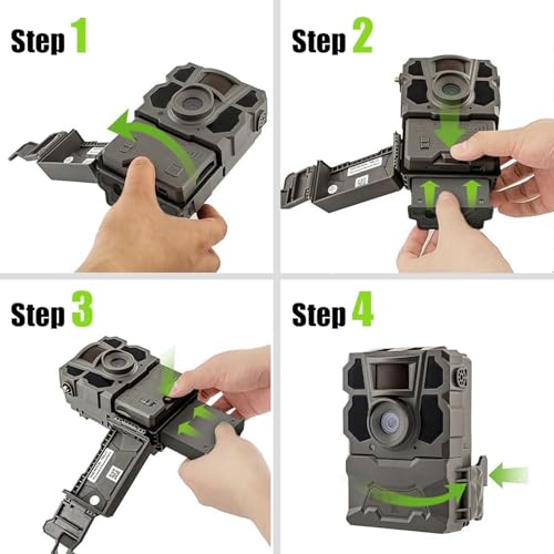 4PCS New Reveal Hunting Camera Battery Pack Rechargeable Extend Battery by pengguo - Used condition - Image 5