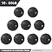 Weighted Slam Ball by Day 1 Fitness – 40 lbs - No Bounce Medicine Ball - Gym Equipment Accessories for High Intensity Exercise, Functional Strength Training, Cardio, CrossFit, Black