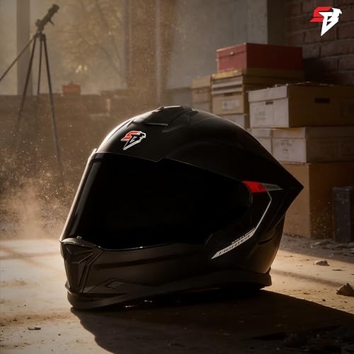 Image of Steelbird Fighter ECE 22.06 SB-120 Gen-Z Helmet with Pinlock-30 | Inner Sun Shield | Extra Chrome and Smoke Visor