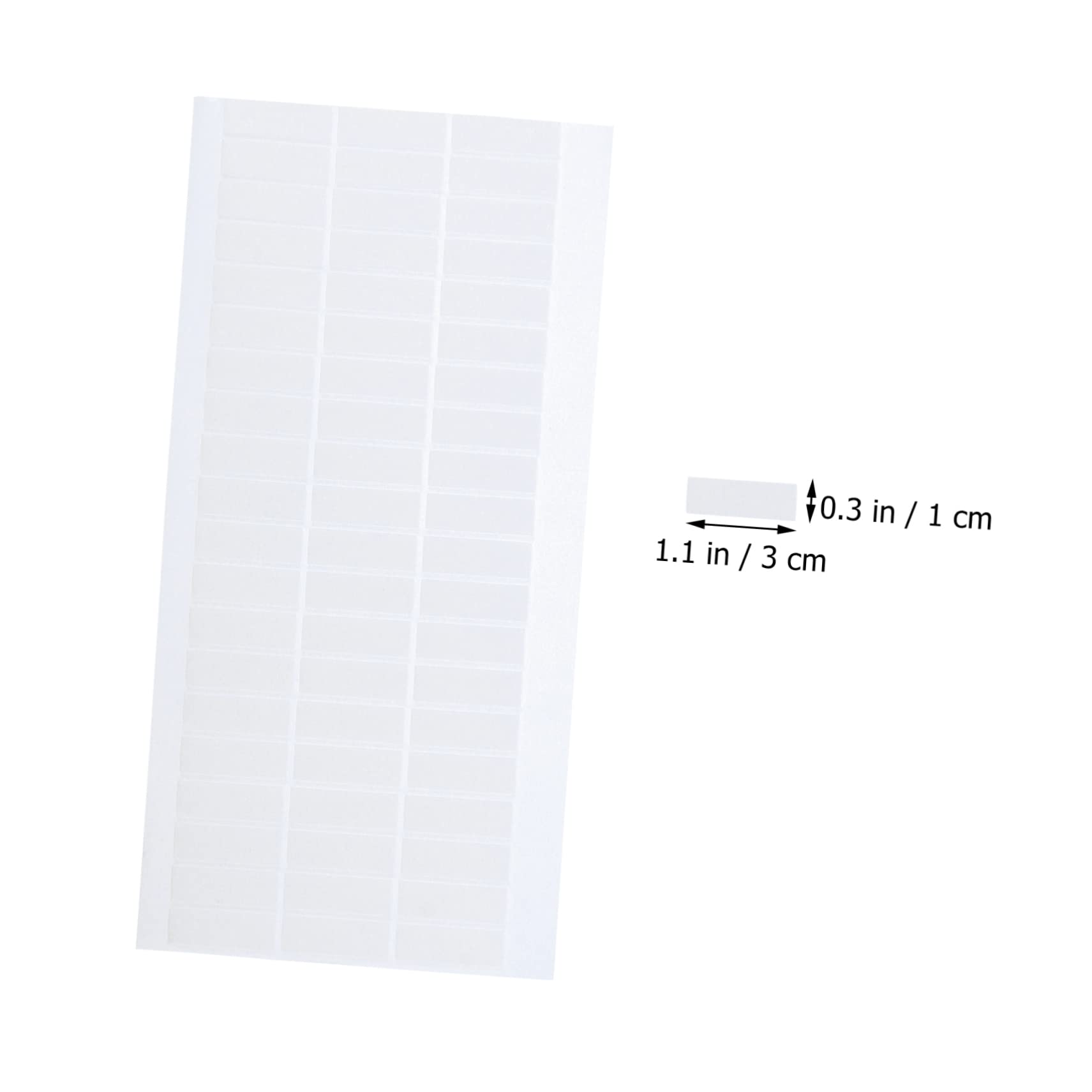 OSALADI 3 Set Nastro Biadesivo in Schiuma Nastri Biadesivi Lampeggiante Chiaro Doppio Millechiodi Biadesivo Double Sided Tape Forniture Fai Da Te Nastro Adesivo Eva Bianca 5 Fogli * 3