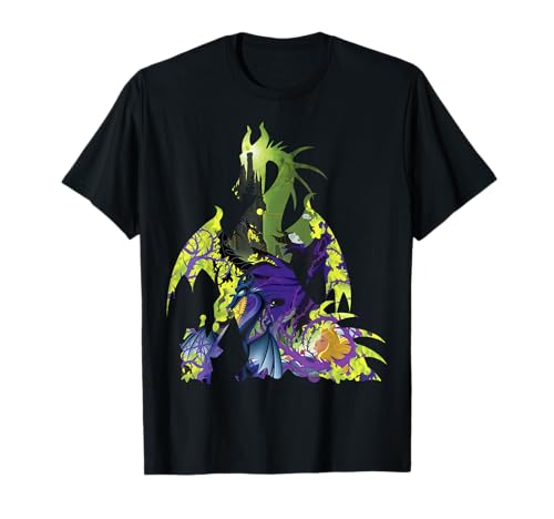 Disney T-shirt La Belle au Bois Dormant Maléfique Dragon Silhouette T-Shirt