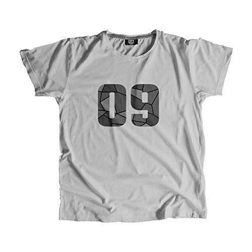 T-shirt 09 Number Men Unisex haut de gamme aux finitions soignées