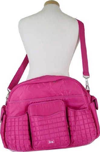 Rose Pink Lug Tuk Tuk Carry All Bag Also great as a diaper bag