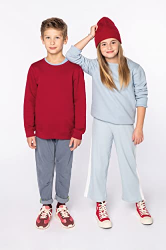 Sweatshirt enfant COOZO : pullover col-rond en maille douce et résistante - 2