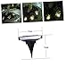 IWOWHERO 2pcs Led Solar Buried Lights Outdoor Garden Lamp Led Lighting Tool Solar Lamp for Outside