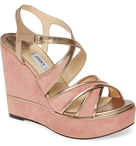 JIMMY CHOO Alissa 120 Blush Mix EU 37.5 (US Women's 7.5) M