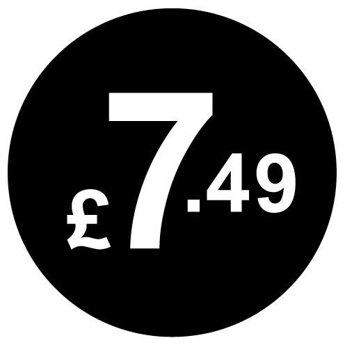 £ Black Price Stickers - 20mm, £7.49, 80 — image 1
