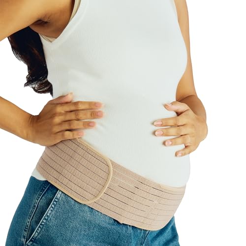Belly Bandit 2-in-1 Hip Bandit - Adjustable Maternity Belt & Postpartum Wrap - Belly Support Band for Pregnancy, Hip Compression After Birth - Detachable Band for Back & Core Relief