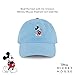 Concept One Disney Mickey Mouse Baseball Hat, Washed Twill Cotton Adjustable Dad Cap, Sky Blue, One Size