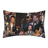 Keanu Muisc Reeves Double Sided Plush Pillowcase Soft Sided Plush Throw Print Cushion Cover 20x30in