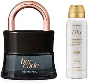 Combo Perfume Her Code tradicional + Antitranspirante Lily
