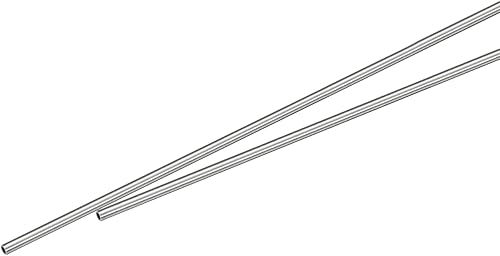 uxcell Tubo capilar de acero inoxidable 304, diámetro exterior de 0.039 in x 0.004 in de pared gruesa de 9.843 in de longitud de metal para