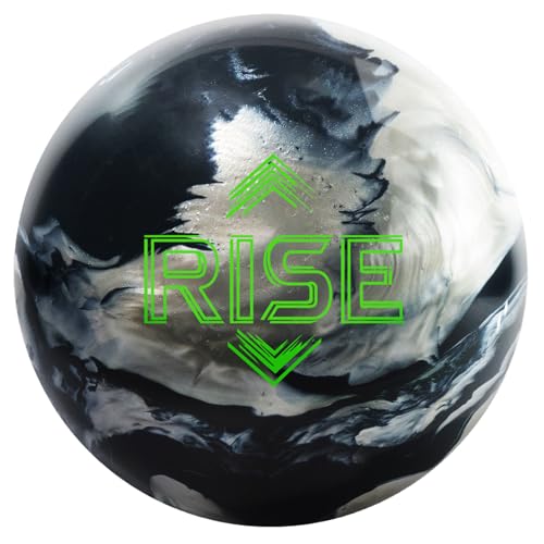 KR Strikeforce Rise Undrilled Bowling Ball Black/Silver Pearl 13lb