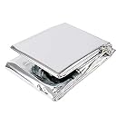 Mylar Foil Blanket for Emergency Rescue Thermal Portable Waterproof (Silver)(1.4 x 2.1 m) gallery image