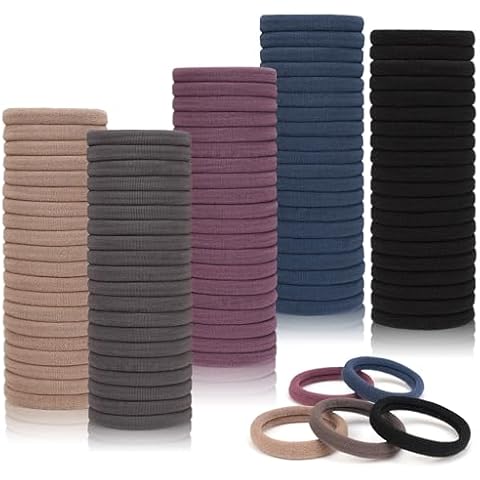 JOYOYO 100 Pcs Large Hair Ties Cover