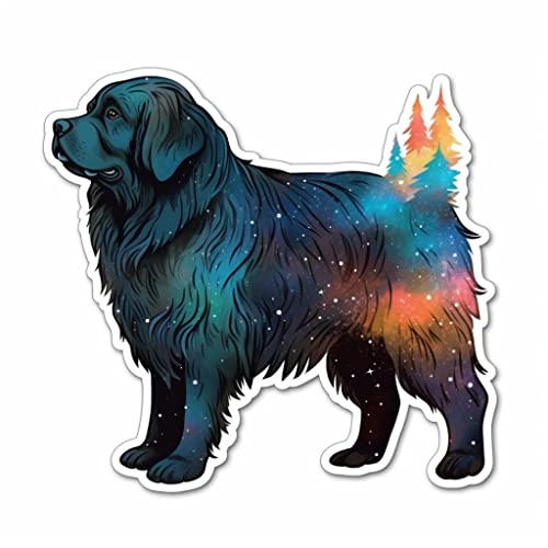 Image of Yoonek Graphics Newfoundland Dog Vinyl Decal Sticker for Car, Laptop, Tumbler, More. #009808-6