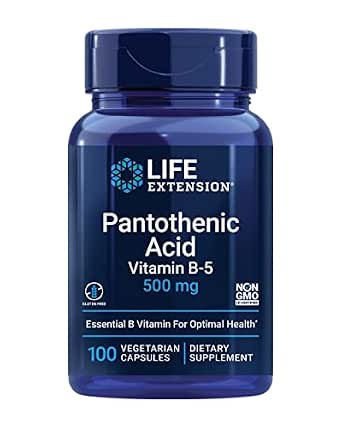 Life Extension Pantothenic Acid B5 500mg