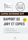  CAPES SVT 2025 – Rapport Officiel du Jury + Copies Réussies (>17/20): Le rapport officiel 2025 imprimé + 2 copies réelles notées >17/20 + 300 ... Pour maximiser vos chances d’admission.
