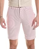 Brooks Brothers Mens Seersucker Short, 34, Red