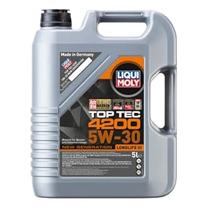 LIQUI MOLY Top Tec 4200 5W-30 New Generation | 5 L | Synthesetechnologie Motoröl | Art.-Nr.: 3707