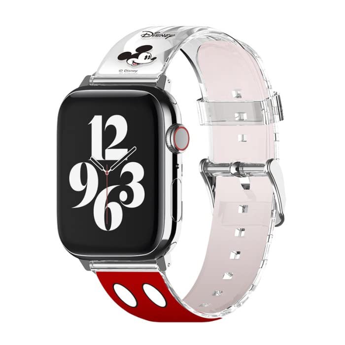 elagoMickey Mouse Face Band for Apple Watch Band Series SE2/6/SE/5/4 (44mm) and Series 3/2/1 (42mm) - Mickey Mouse Face