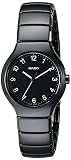 Rado Women's R27655192 True Analog Display Swiss Quartz Black Watch