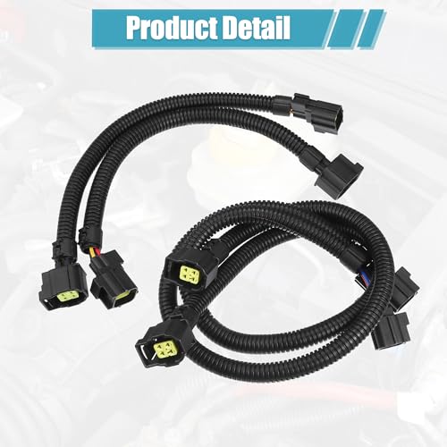 X AUTOHAUX 2pcs 12" 2pcs 24" Oxygen Sensor Extension Harness for Jeep Wrangler for Dodge for Ram 1500 for Chrysler 300 2005-2018 by X AUTOHAUX - Used condition - Image 7