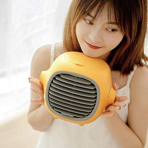 Y-LKUN USB Fan Lemonade Cooling Fan USB Charging Desk Desktop Desktop Refrigeration Air Conditioning Fan Portable Smart