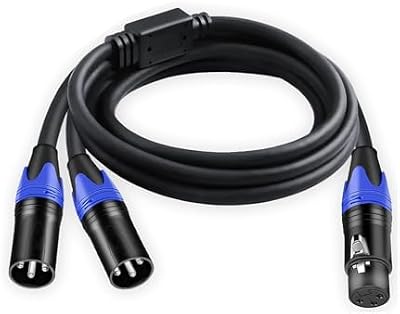 Professional XLR Microphone Splitter Cable