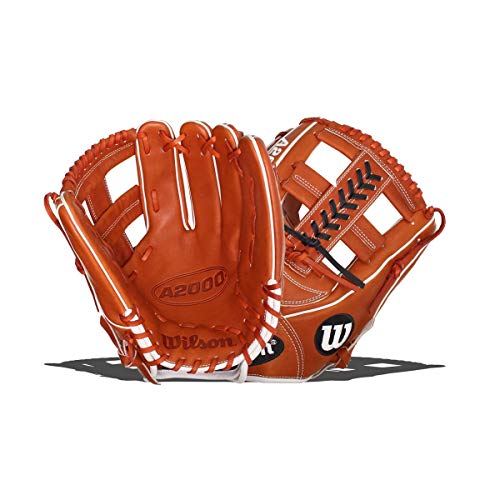 Wilson A2000 11.75インチ スーパースキン 野球グローブ 銅/ホワイト 左(右手投げ)（Amazon）