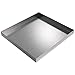 27" x 25" x 2.5" Compact Washing Machine Drip Pan (Stainless Steel)