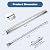 Grill Replacement Parts for Charbroil Performance 4-Burner 463354021 463365021 463352521 463365522 463366022, 17" Cooking Grates, Heat Plates & Burners Tubes for Charbroil Gas Grill Repair Kit