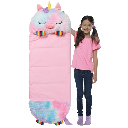 Happy Nappers Pillow & Sleepy Sack- Comfy, Cozy, Compact, Super Soft, Warm, All Season, Sleeping Bag with Pillow- Narwhal (Medium- 54” x 20”) by Happy Nappers - Image 8