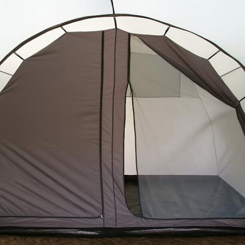 Miniatura 7 de Campfeuer Tienda De Campaña Relax6 6 Personas Columna De Agua De 5.000 Mm Tienda Túnel Variable Con Gran Porche Y Dormirotio Separado Tienda De Grupo, Tienda De Camping, Tienda Familiar