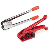 Poly Strapping Tensioner & Cutter Manual Banding Sealer Tools Windlass for 1/2' -3/4' Width...