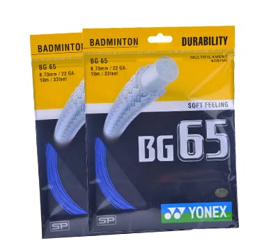 Yonex BG 65 Badminton Strings (Royal Blue Pack of 2) (B0B1WNQ9R1) Amazon Price History, Amazon Price Tracker