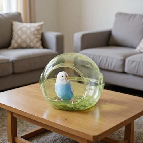 Hutte de reproduction transparente pour perruche conure et canari - 4