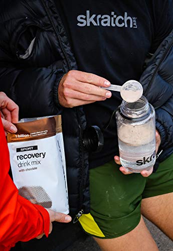 Skratch Labs Post Workout Recovery Drink Mix With Chocolate, (21.2 Oz, 12 Servings) With Complete Milk Protein Of Casein, Whey, Probiotics, Gluten Free, Kosher, Vegetarian #TOP3