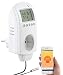 Produktbild revolt Heizungssteuerung: WLAN-Steckdosen-Thermostat für Heizgeräte, App, Sprachbefehl, Sensor (Steckdose mit Temperaturfühler, Steckdose mit Temperatursensor, temperaturgesteuert)