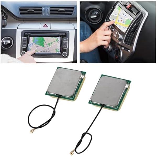 FTVOGUE 2 Piece 28DBi высокий коэффициент усиления керамические GPS антенны с 2-ступенчатый усилитель фильтр цепи для GPS сигнала приема в автомобильных DVD навигационных систем