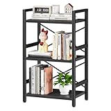 Homeiju Bookshelf, 3 Tier...