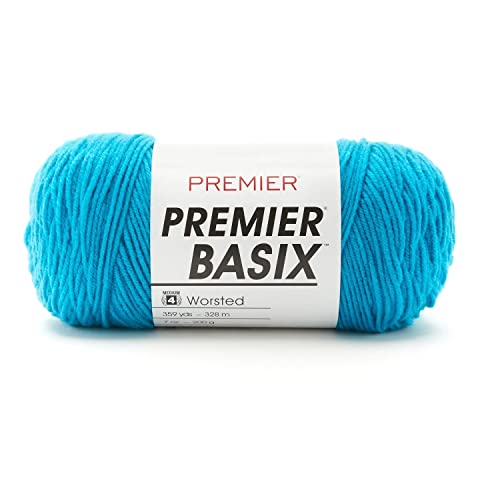 Premier Yarns Basix, Solid Worsted Yarn, Made of Acrylic, Ideal