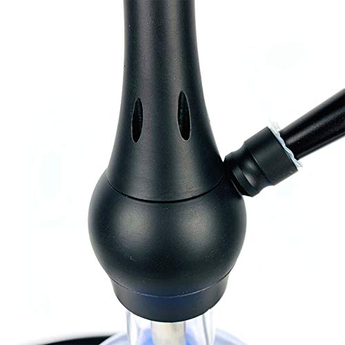 ZHIU Shisha aus Aluminium, Komplett-Set, 50 cm, Shisha mit 1 Silikonschlauch, Sheesha-Schüsselhalter für Bar Narguilé… – Bild 5